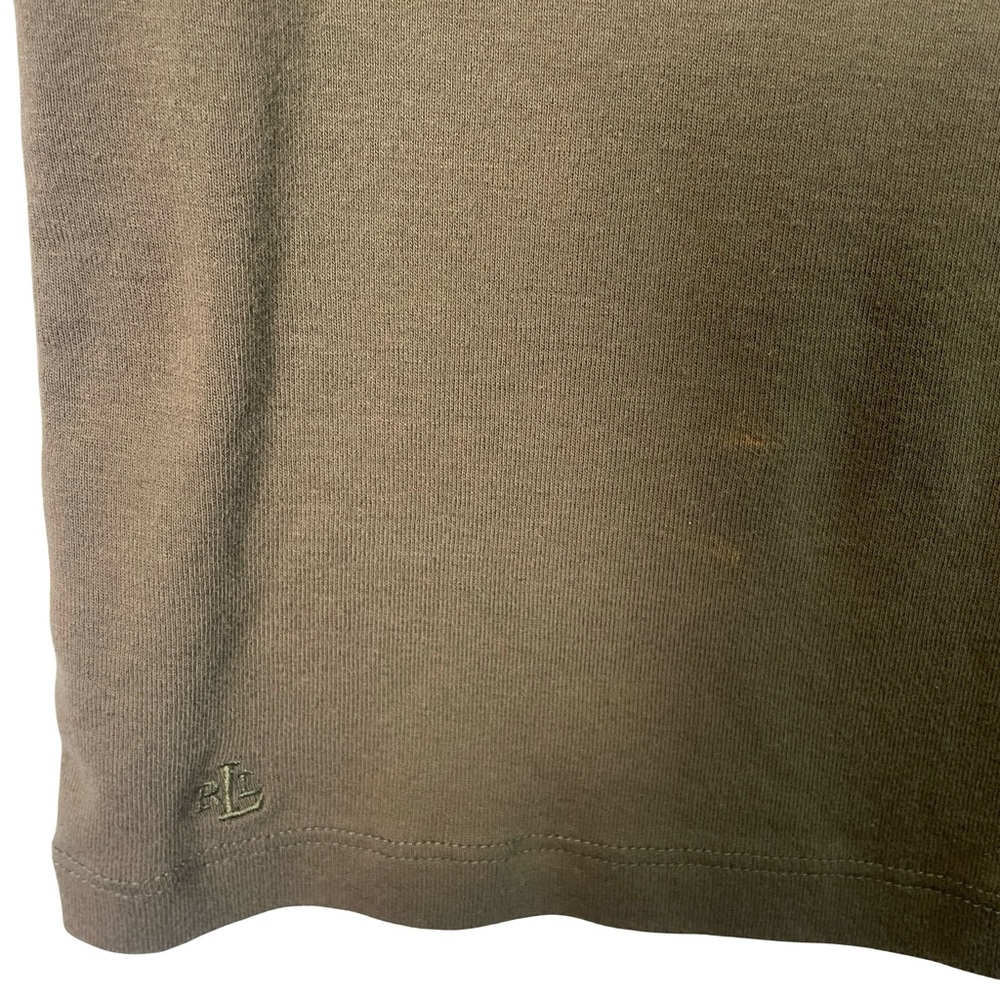 Ralph Lauren Fitted Olive Green Tank Top, Size S - Picture 2 of 4